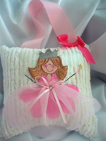 Girls Tooth Fairy Pillow Blue Rosie-Tooth Fairy Pillows, hair bows, hair bow holders, tutu, tooth fairy pillows, headbands, pendants, charms, hairbow, hairbow holder, barrette holder, personalize hair bow holder, hairbows, ballerina bow holder, ballet bow holder, animal print bow holder, tooth pillow, party hats, birthday party hat, 1st birthday party hat, 1st birthday